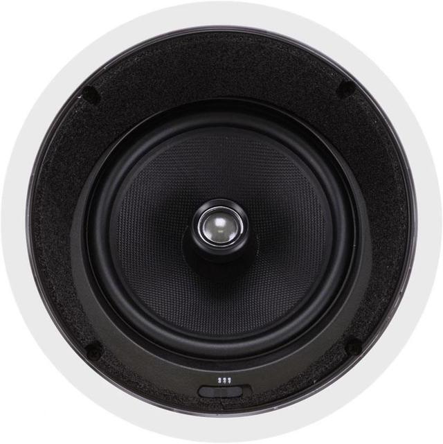 Main image of Monoprice Caliber 2-Way Aramid Fiber In-Ceiling Speakers - 8 Inch With Titanium Tweeters and 15? Angled Drivers (Pair)