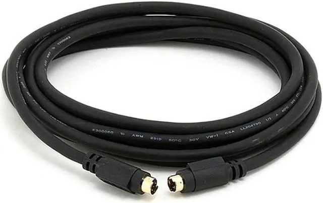 Alt view image 5 of 5 - 12FT S-VIDEO CABLE DVD DSS SVHS CABLE SVIDEO M/M (24K Gold Plated)