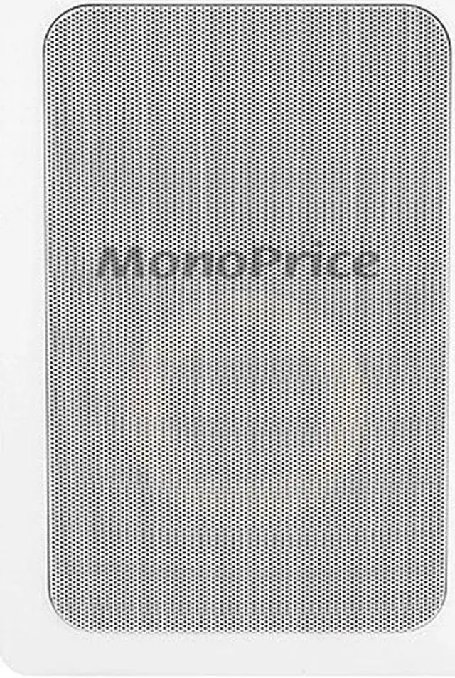 Alt view image 2 of 13 - Monoprice 2-Way Fiber In-Wall Speakers - 8 Inch (Pair) Titanium Silk Dome Tweeters - Caliber Series