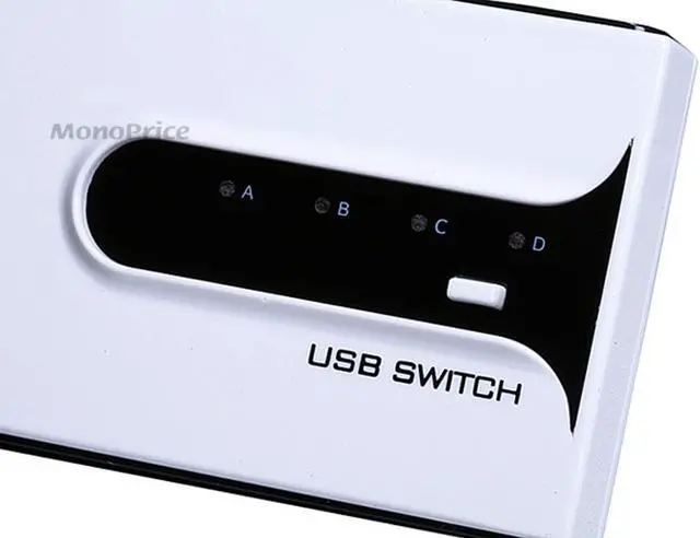 Alt view image 8 of 10 - Monoprice USB 2.0 Sharing Switch 4 to 1 with (2) A to B cable