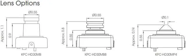 Alt view image 2 of 5 - KT&C KPC-HD30M HD-SDI square camera 2.1 Megapixel Full HD 1080p Image, Sony EXMOR CMOS, mini size, built-in OSD ( Replacement KPC-HD38M )