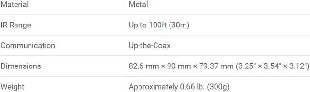 Alt view image 2 of 12 - Eyemax Magic series TIU G8032 8MP 4K UHD Outdoor IR Turret Camera, IP67, Metal Body 3.6mm 12V DC