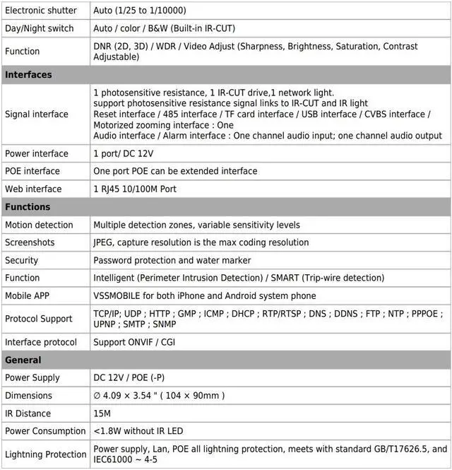 Alt view image 3 of 3 - Eyemax NIU-P4122-B40 4MP Network IP, In/Outdoor IR Turret Camera, 4mm 12V DC POE , Grey ( Made In Korea )