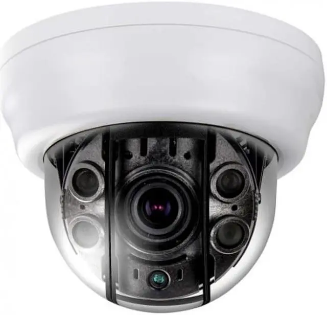 Alt view image 5 of 5 - Eyemax Superdome Series Indoor IR Dome 1080P HD-SDI, EX SDI Camera UDR-2542V  2.8-12mm 12V DC ( Made In Korea ) White case