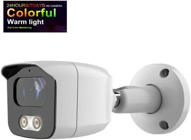 Main image of Full Color Night Vision View Bullet HD TVI 4 in One camera 2.8mm wide Fixed Lens 1080P to 5MP Changeable 12V DC