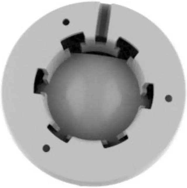 Alt view image 6 of 7 - Full Color Night View Turret Dome HD TVI camera 2.8mm Fixed Lens 1080P to 5MP Changeable