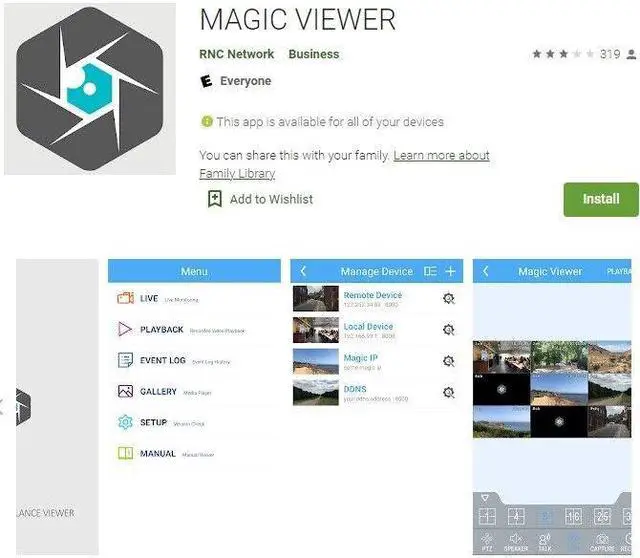 Alt view image 4 of 4 - Eyemax 3R Global XVST-NMS-04 Magic Viewer Series 4CH HD-SDI Real Time DVR System 1080P 3 TB
