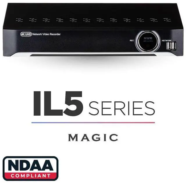 Main image of Eyemax Magic IL-5 Series network video recorder cctv nvr system with 8ch PoE Inputs NVST-IL5208E