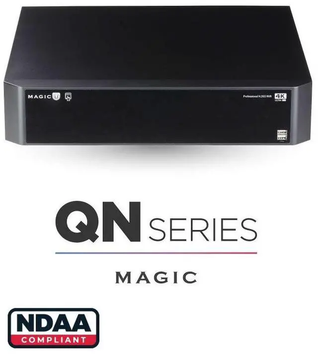 Main image of Eyemax Magic U QN Series Magic Viewer DVR system,16ch 4K video and record, auto-detect Analog and EX -SDI, HD-SDI, IP, TVI, System Supports Upto 32CH ( 16 BNC Connection , 16 IPC ) NO HDD