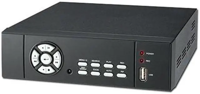 Alt view image 2 of 4 - 4ch DVR Package: H.264 DVR, SONY EFFIO Dome Camera, Power Supply and Cables, 3G phone support