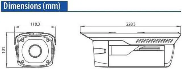Alt view image 3 of 5 - 3 Mega-Pixel IP IR Outdoor Camera H.264,ICR True Day and Night, PoE, 3G Phone and Micro SD Support