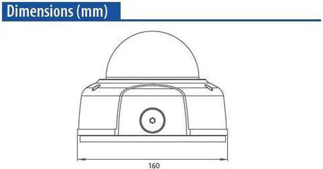 Main image of 3 Mega-Pixel IP IR Outdoor Vandal Dome Camera H.264,ICR True Day and Night, PoE, 3G Phone and Micro SD Support