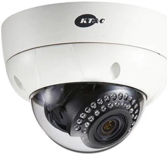 Main image of KTnC KPC-VNE101NUV18 Vandal Dome IR Camera 700 TVL 2.8~12mm Lens DUAL voltage