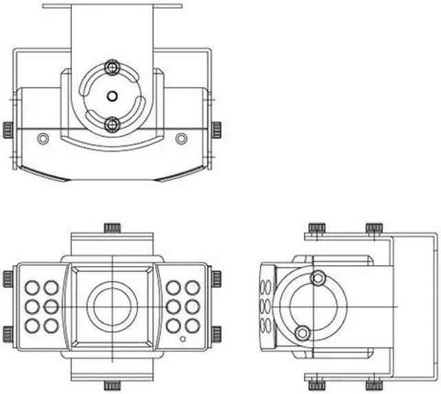 Alt view image 2 of 2 - CNB LML-20S Indoor Bustop Camera, 600 TVL, 2.5mm WIDE lens, 12 IR LEDs, Built-in Audio