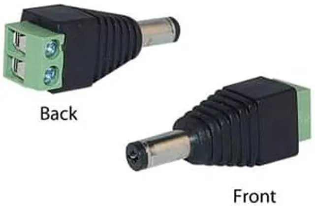 Main image of 2.1mm power male plug pigtail screw terminal type - OEM