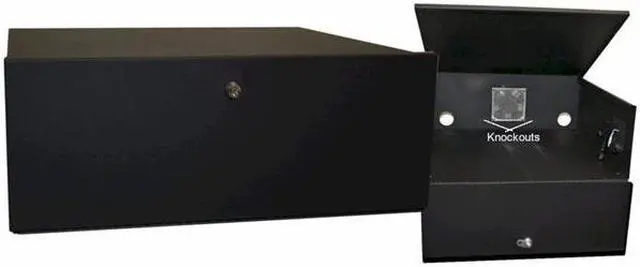 Main image of DVR Lock Box, Security Cabinet for VCR / DVR System with 120 volts Fan