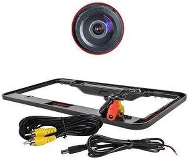 Alt view image 3 of 3 - Sumas Media Backup Camera/License Plate Frame Set