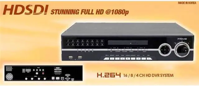 Alt view image 4 of 4 - HD-SDI DVR system, 4ch 720p at 60 FPS or Full 1080p HD record, HDMI and VGA out, 2TB HDD
