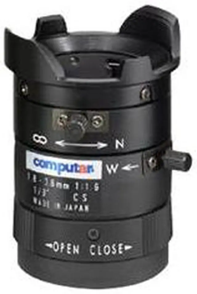Main image of Computar Ganz High Quality CCTV Camera Lens T2Z1816CS 1/3" Super Wide 1.8-3.6mm f1.6 Varifocal, Manual Iris (CS Mount )