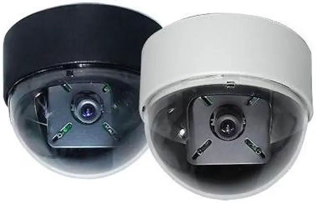 Main image of 480 TV Lines 3.6mm Fixed Lens Color Dome Camera ( White, 12V DC )