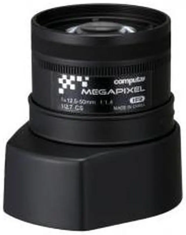 Main image of Computar Ganz High Quality CCTV Camera Lens AG4Z1214FCS-MPIR "A" Series 3 Megapixel, 1/2.7" 12.5-50mm F1.4 Varifocal, HD Series, DC Auto-iris (CS Mount) Day/Night IR