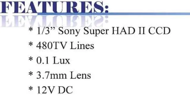 Alt view image 2 of 3 - 480 TV Lines 3.7mm Pinhole Lens Sensor Type Hidden Camera ( 12V DC )