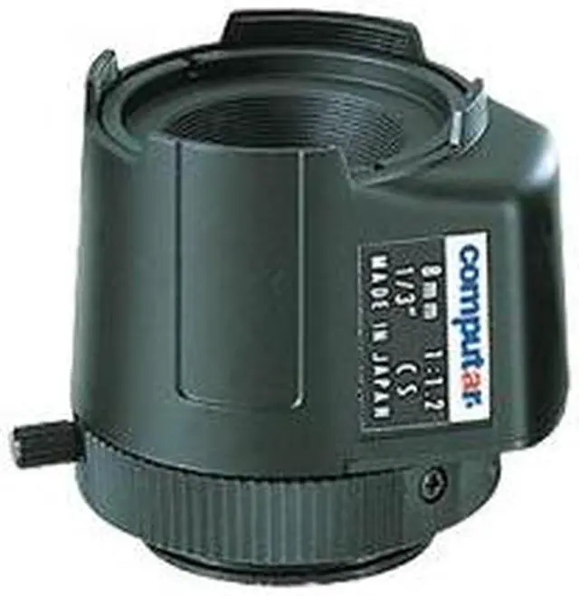 Main image of Computar Ganz High Quality CCTV Camera Lens TG0812FCS-L 1/3" 8mm f1.2 DC Auto Iris w/4-pin mini connector long cable (CS Mount)