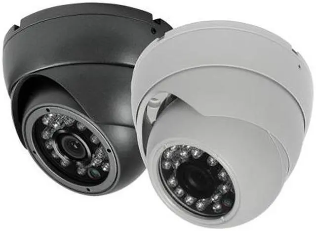 Main image of 480 TV Lines 2.8mm Fixed Lens Weatherproof & Vandal Proof Color Infrared Camera ( Grey, 12V DC )