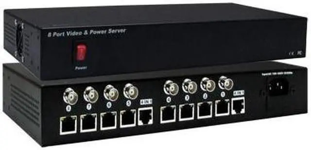 Main image of 8CH Passive Video Balun Receiver & Power Supply Hub (VPS)