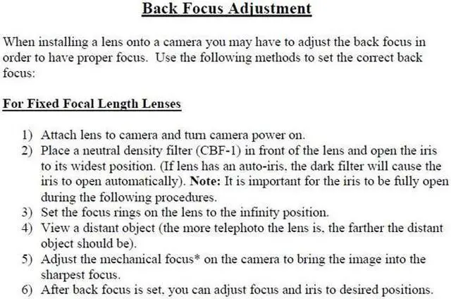 Alt view image 2 of 3 - Computar Ganz High Quality CCTV Camera Lens filter 
CBF-1 Camera Back Focusing Neutral Density Filter w/case