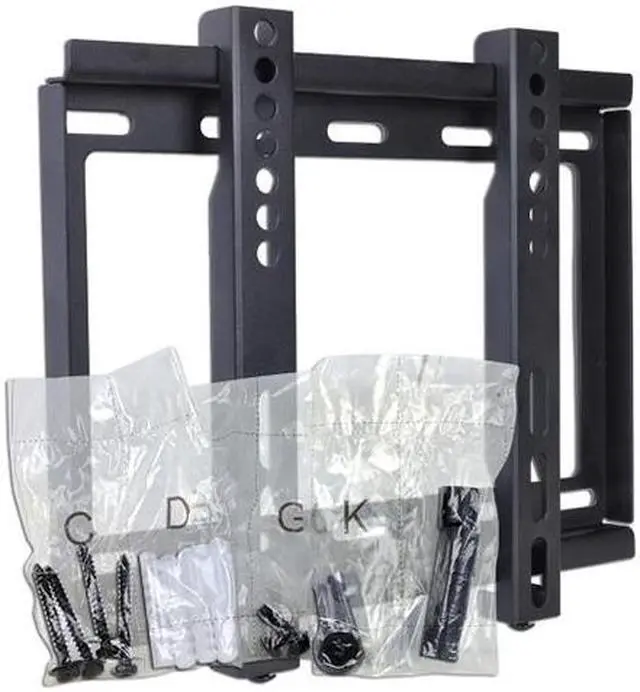 Alt view image 3 of 3 - 24"- 30" Vivitar LWM-32 LCD Monitor/TV Wall Mount Bracket (Black)