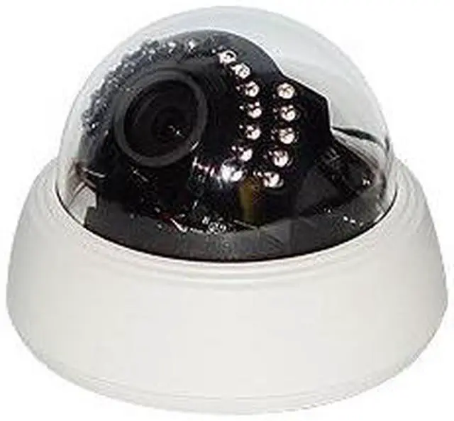 Main image of 620 TV Lines 1/3" SONY SUPER HAD CCD II 24IR LEDs 2.8~12mm IR Lens Advanced-WDR DIS 3D-DNR Dual Power Day&Night IR Dome Camera ( White )