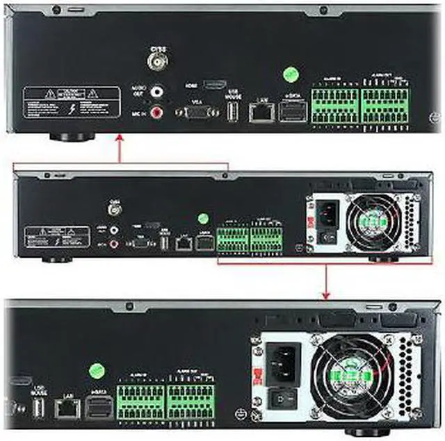 Main image of 16Ch 1080P HD NVR (Network Video Recorder) - H.264, 16Ch IP input, 1Ch audio input, 1920x1080 HDMI and 1280x1024 VGA out, SATAx4 + DVD-RWx1 or SATAx8, Mobile Phone Surveillance, LT-2816ND-M, 1TB HDD