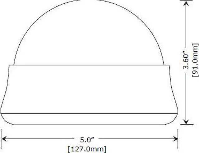 Alt view image 2 of 3 - 600 TV Lines IR Dome Camera - 1/3" PixelPlus, 2.8 ~ 12mm varifocal lens, 21 pcs  IR LEDs, Indoor, DC 12V, LT-D4363, Black