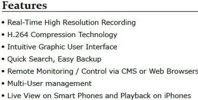 Alt view image 2 of 2 - 4CH HD 1080P H.264 SDI DVR( Bareborn ), 1080P LIVE/RECORD/PLAYBACK, Live View on Smart Phones and Playback on iPhones, LT-2704XE-L