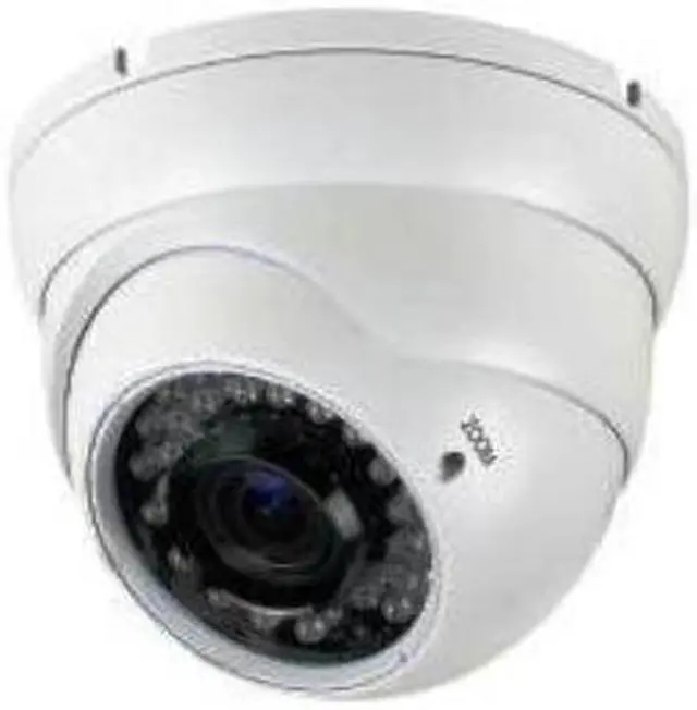 Main image of 650 TVL Turret Camera - 1/3" high sensitivity CCD, 2.8 ~ 12mm varifocal lens, 35 pcs IR LEDs, weather-resistant, vandal-resistant, DC 12V, LT-T2065, White