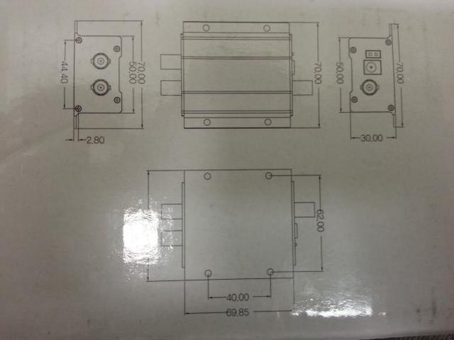 Alt view image 2 of 2 - HD-SDI Video Repeater extends Boost HDcctv signal transmit upto 300FT , BNC 1CH in-2CH Out