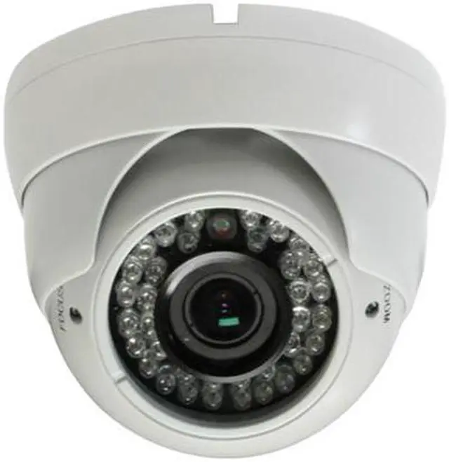 Main image of BlueCCTV 700TVL Eyeball Sony Effio E 960H Vandal Dome IR Camera 2.8-12mm In/Outdoor White Color OSD DNR ATR