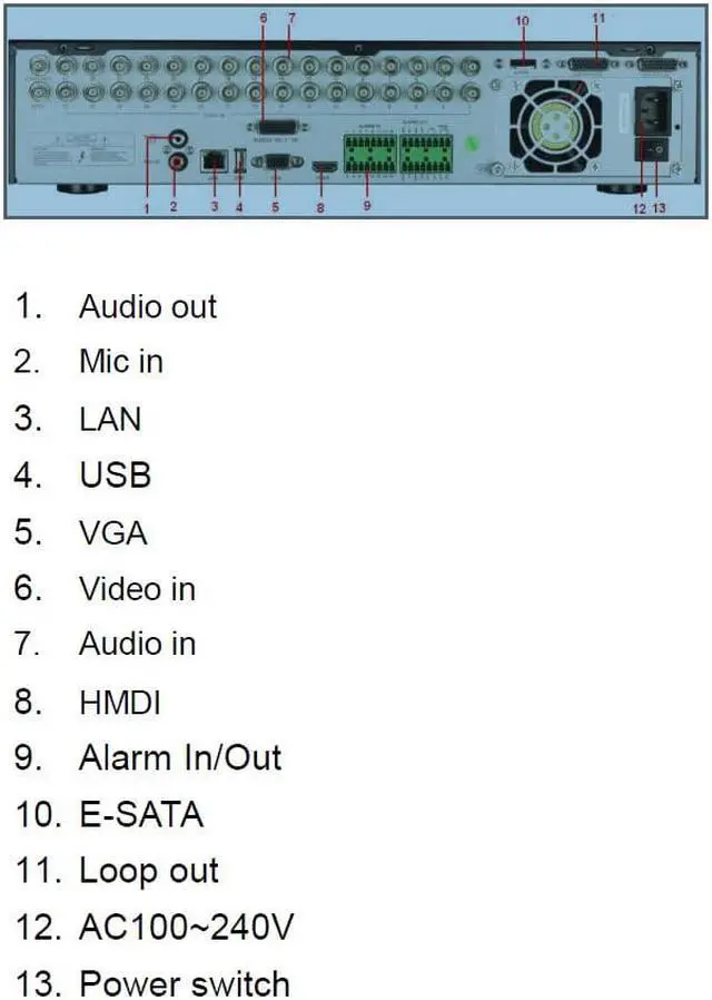 Alt view image 2 of 4 - 24CH DVR System 960H High Resolutions ,Real Time D1 Recoring 720FPS Powerful Smart Phone Surveillance, HDMI 4TB HDD , 24 channel DVR System