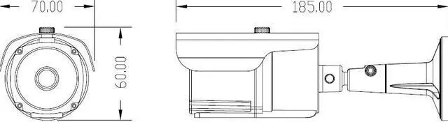 Alt view image 5 of 7 - 1000TVL 720P Bullet IR Sony 1.3 Mega Pixel 3.6mm ATR UTC OSD 3D DNR 24Leds CCTV Camera