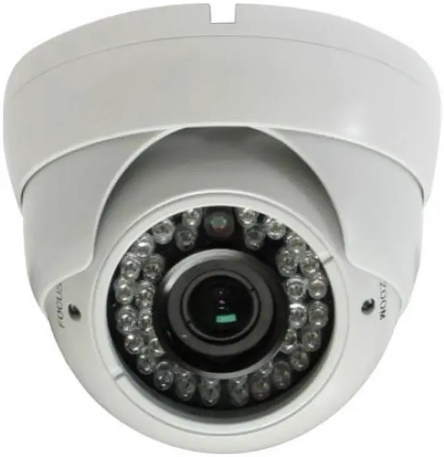 Main image of HD-SDI Outdoor Turret Dome IR camera: 2 Megapixel Full HD 1080p image, 2.8-12mm OSD Dual Video 36 IR ( White Color )
