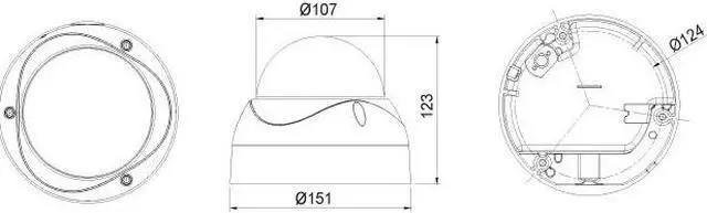 Alt view image 4 of 8 - 3 Megapixel, 1/2.8” SONY Exmor CMOSf = 1.25 mm Fisheye Lens / Fixed Board Lens1080p@30 fps, 1080p@25 fps / NTSC / PAL selectable360° Panorama View / Four PTZ Views / One 360° Panorama View with