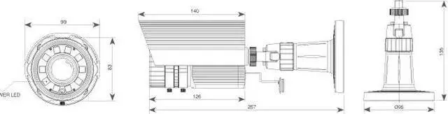 Alt view image 5 of 12 - 1/3 ” 960H SONY EXview HAD CCD ll
750TVL Horizontal Resolution
f = 5.0 ~ 50.0 mm Lens
True Day & Night with ICR Mechanism (10 High Power LEDs)
Min. Illumination of 0 Lux (IR LED On)
Day & Night F