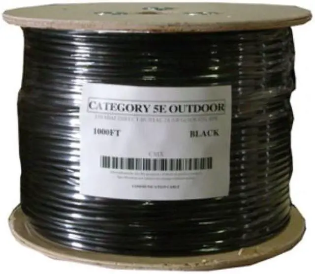 Alt view image 3 of 5 - 100'FT High Quality CAT5 e OUTDOOR UNDERGROUND BURIAL CABLE WIRE WATERPROOF UV THICK 23-AWG
