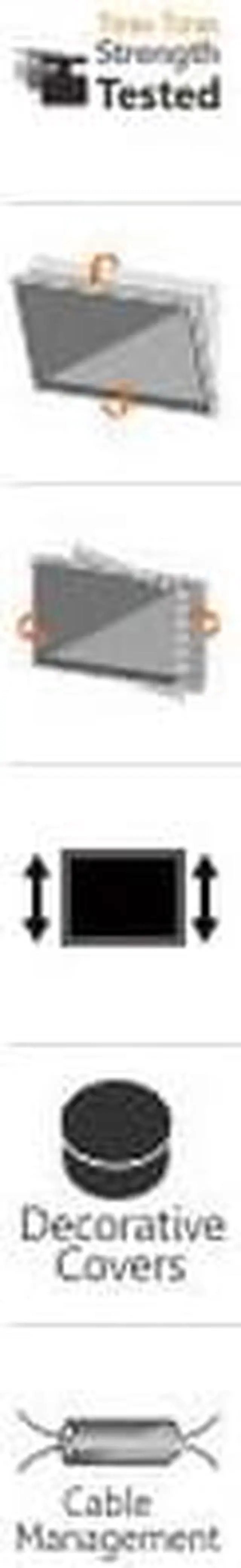 Alt view image 2 of 2 - Telescopic Heavy Duty LCD LED TV and Monitor Ceiling Mount for 17~30" LCD-CE5