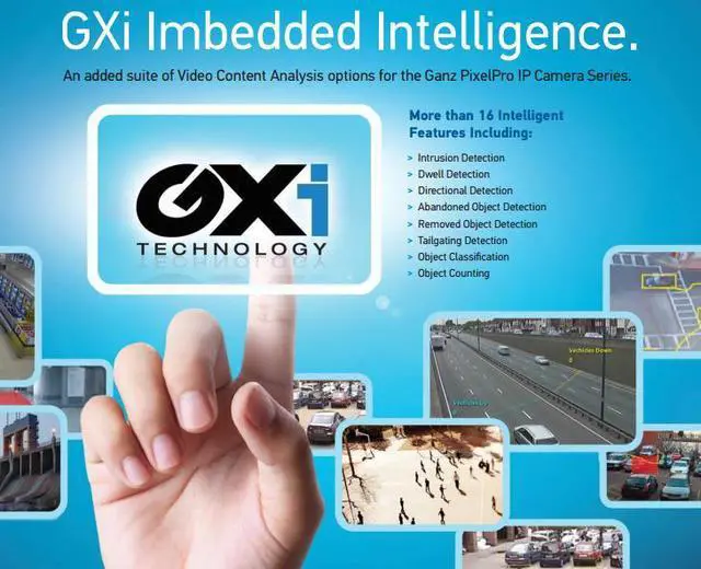 Alt view image 5 of 6 - Computar Ganz VVGA IP Indoor Dome with 3.6mm Lens & Imbedded Video Motion Detection
PixelProtelligence Technology H.264 12VDC