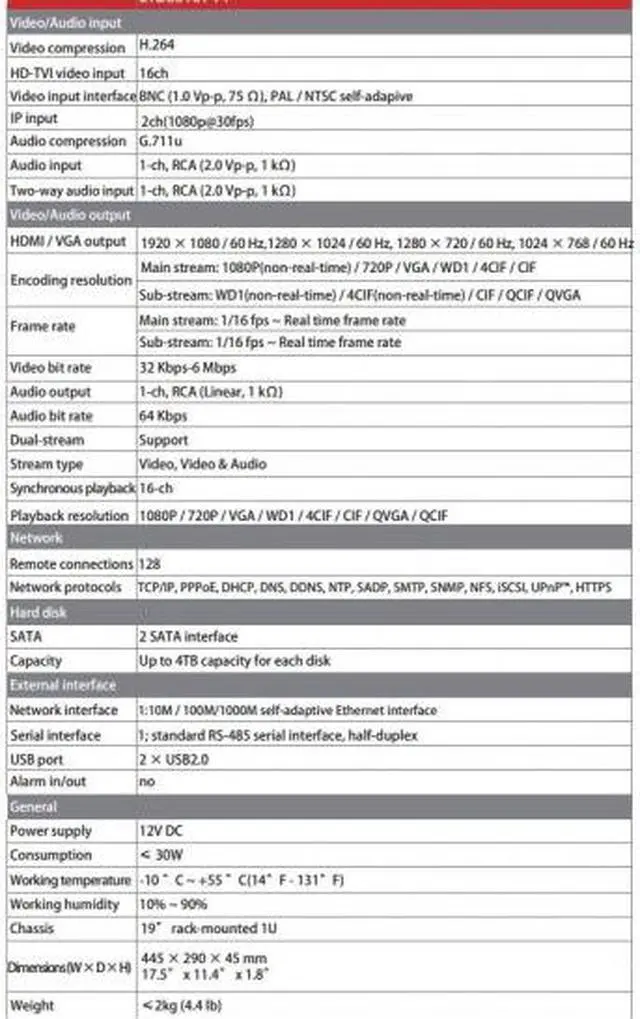 Alt view image 7 of 7 - LTS HD-TVI 16CH Hybrid DVR System, HD 1080P, Tribrid-Analog, HD-TVI and IP Cameras 1 TB HD installed