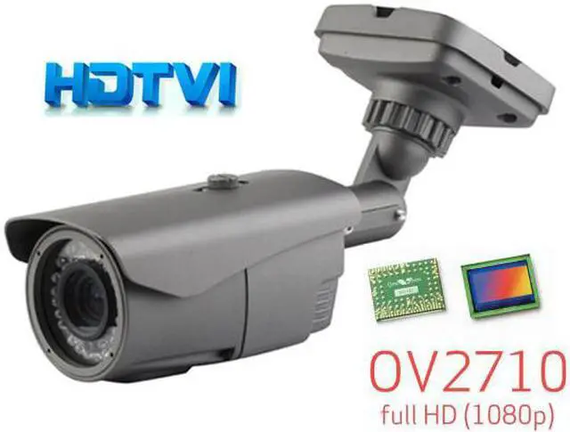 Main image of HD-TVI CCTV Outdoor Bullet IR Camera, HD 1080P 2.1Mega Pixel HD Image 72 Leds 2.8-12mm IR Range Upto 200FT