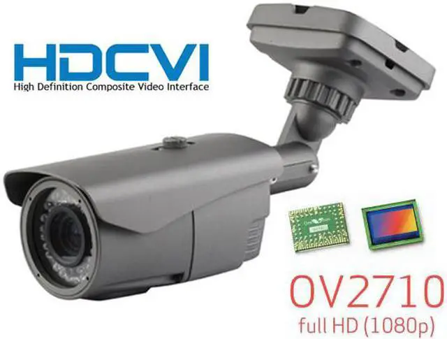 Main image of BlueCCTV HD-CVI CCTV Bullet Type Long Range IR Night Vision Camera, HD 1080P 2.1 Mega Pixel HD Image 72 Leds Range Upto 196FT 2.8-12mm Mega Pixel Vari Focal Lens Installed