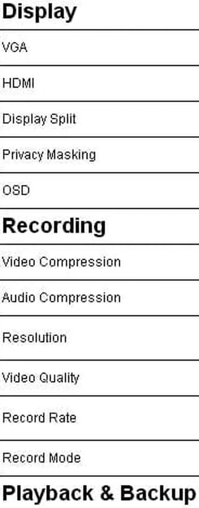 Alt view image 5 of 7 - BlueCCTV HD-CVI cctv 4ch DVR HD CVR System HD720 Real Time, 1080P at 60FPS, HDMI VGA Outputs 2TB